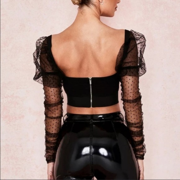 House of CB black corset top - Picture 8 of 9